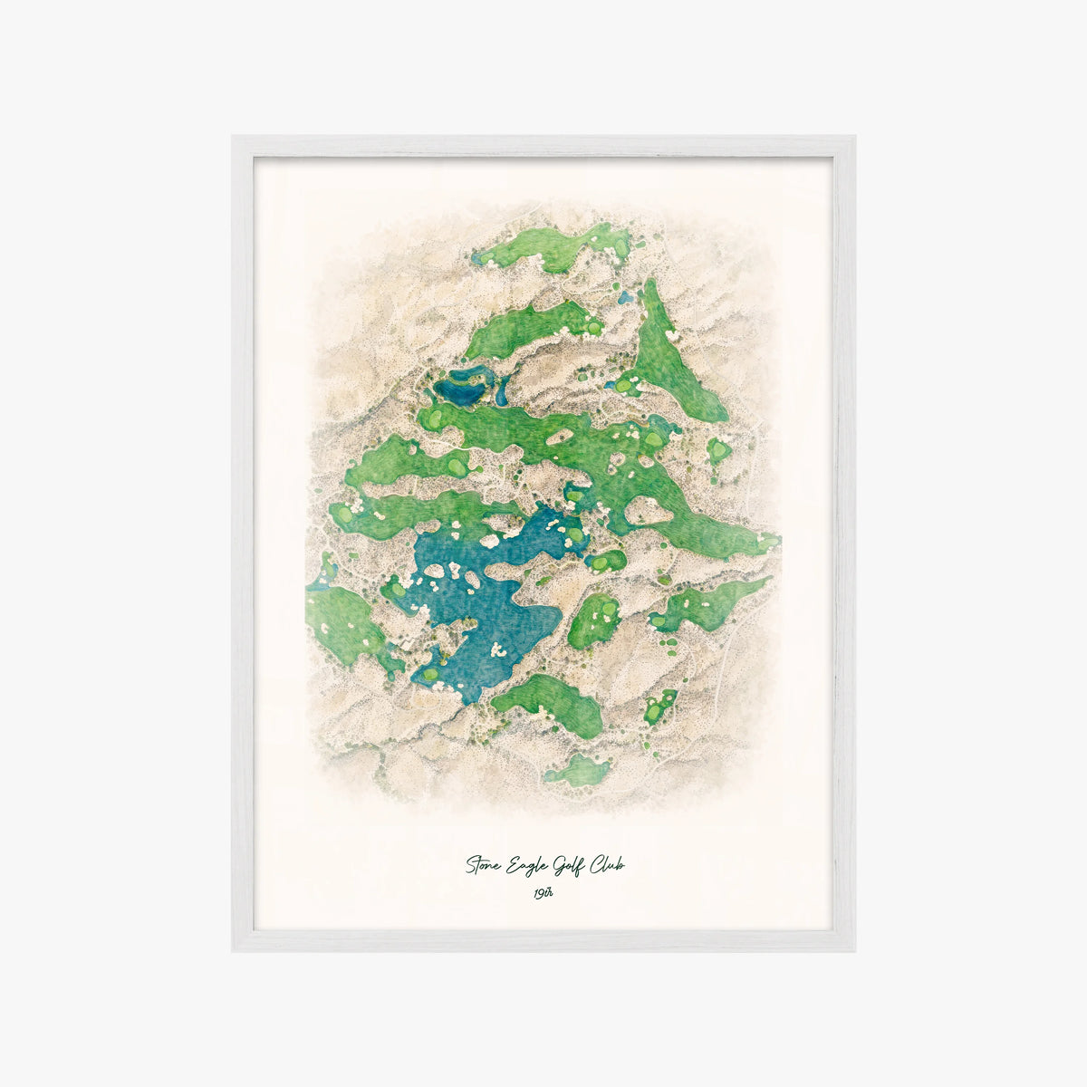 Stone Eagle Golf Club white frame