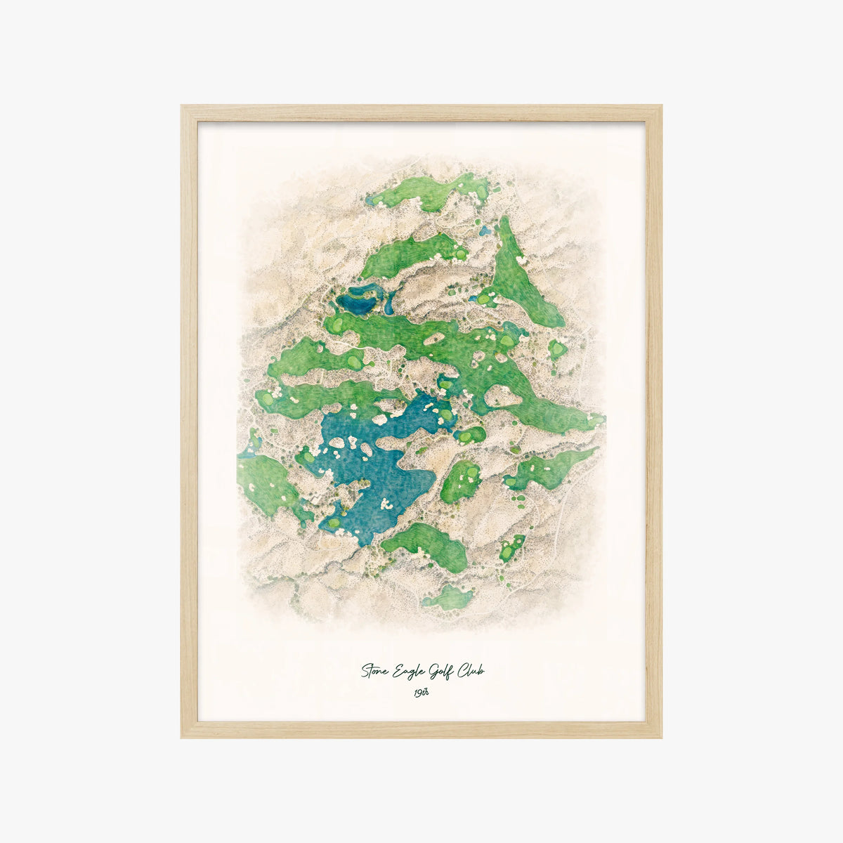Stone Eagle Golf Club wood frame