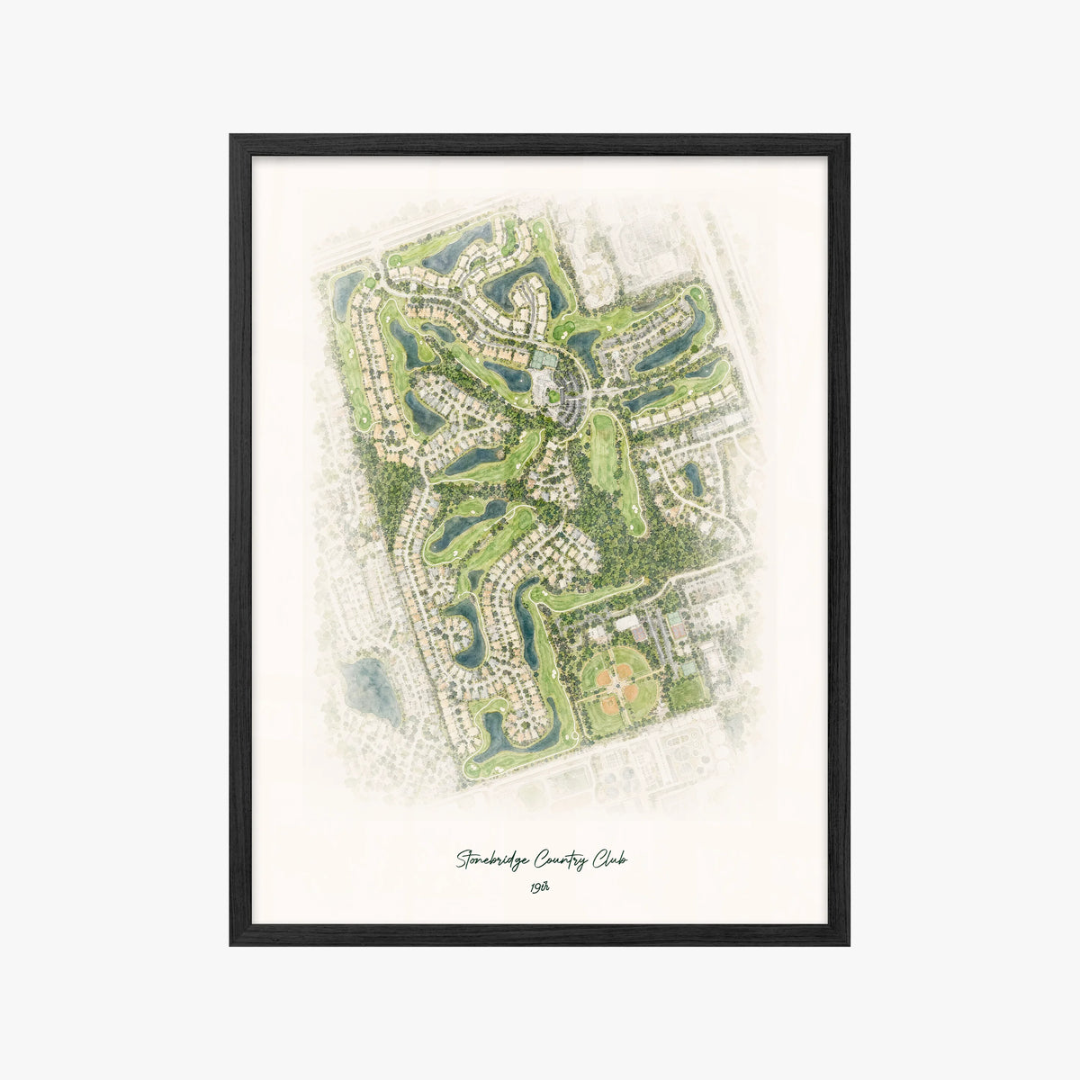 Stonebridge Country Club black frame