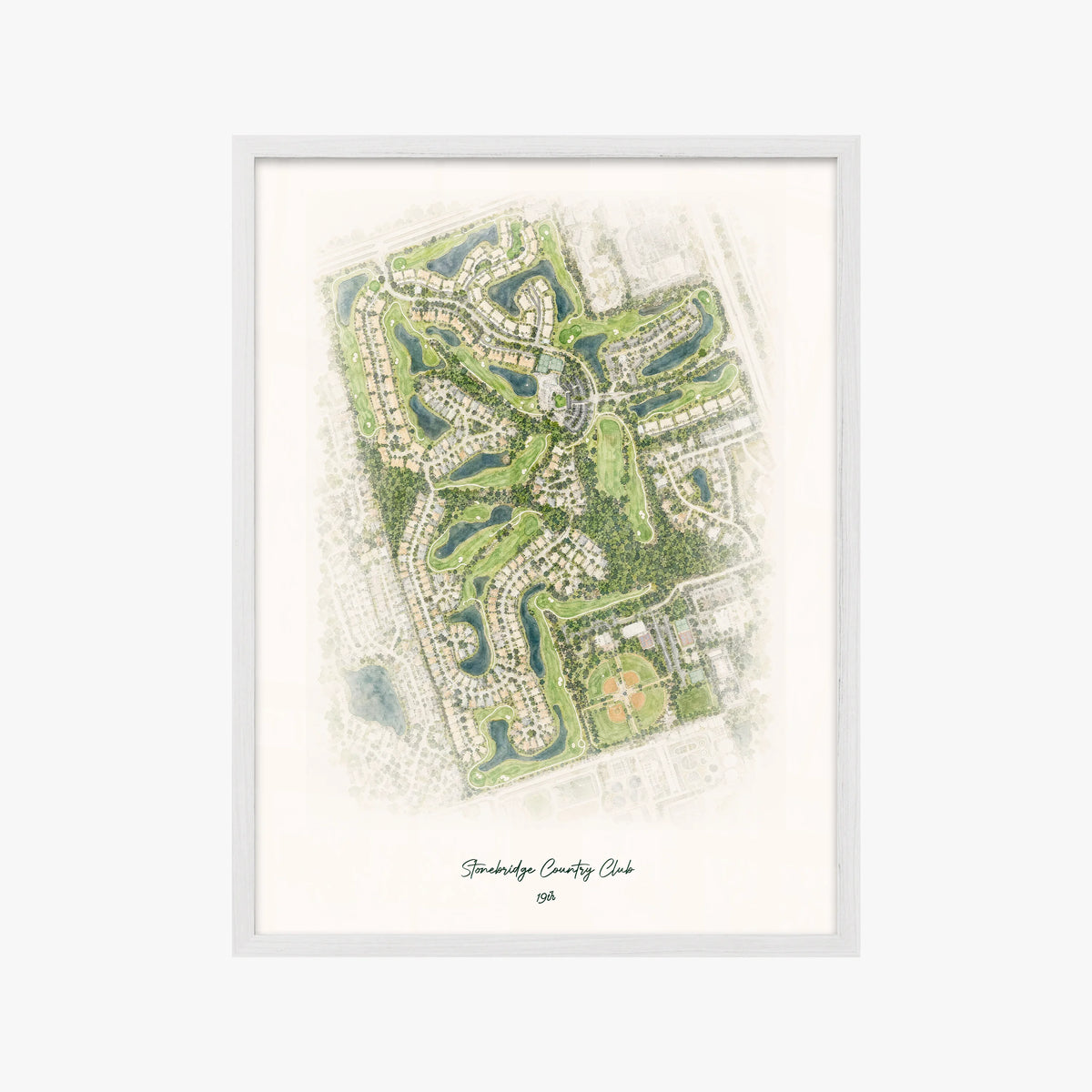 Stonebridge Country Club white frame