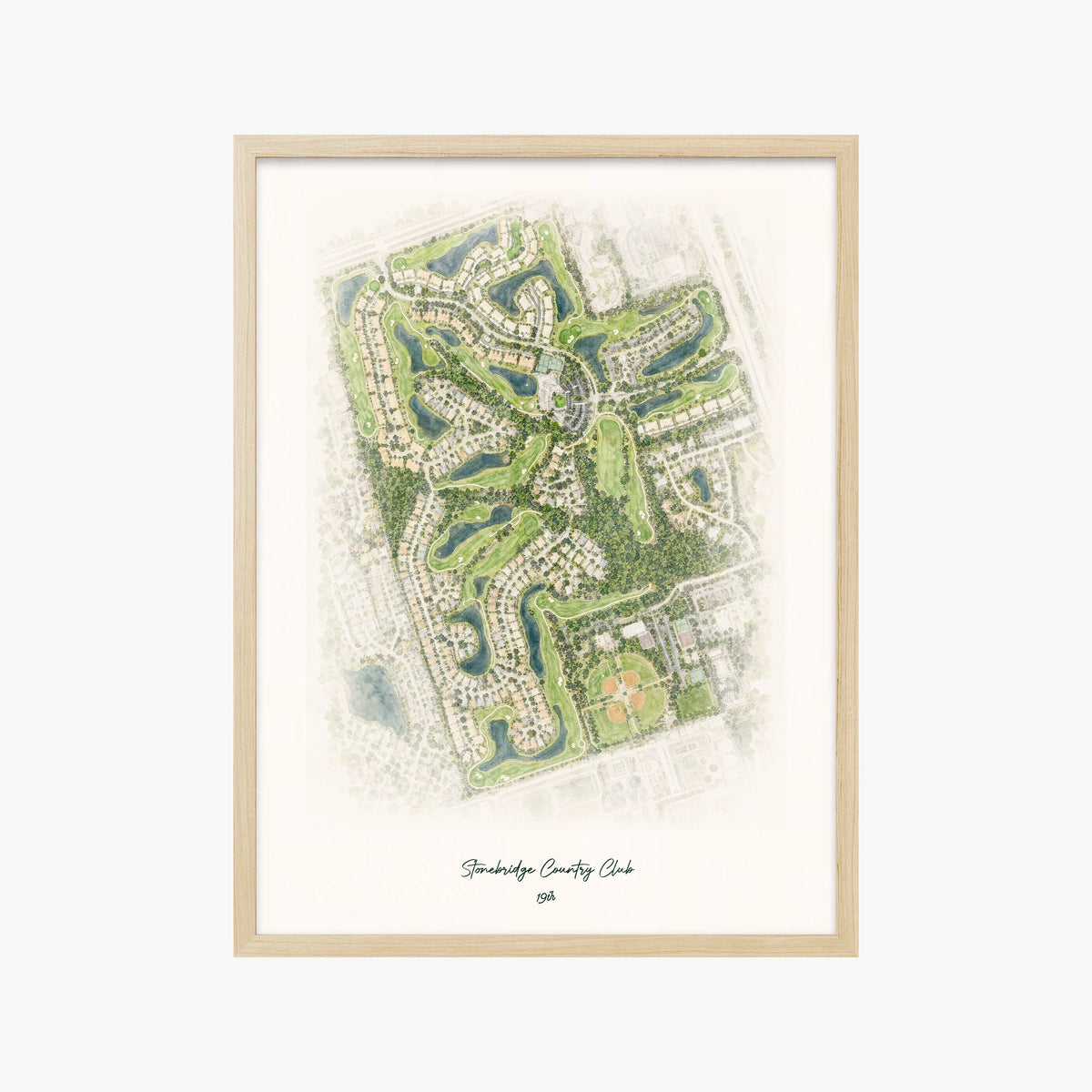 Stonebridge Country Club wood frame