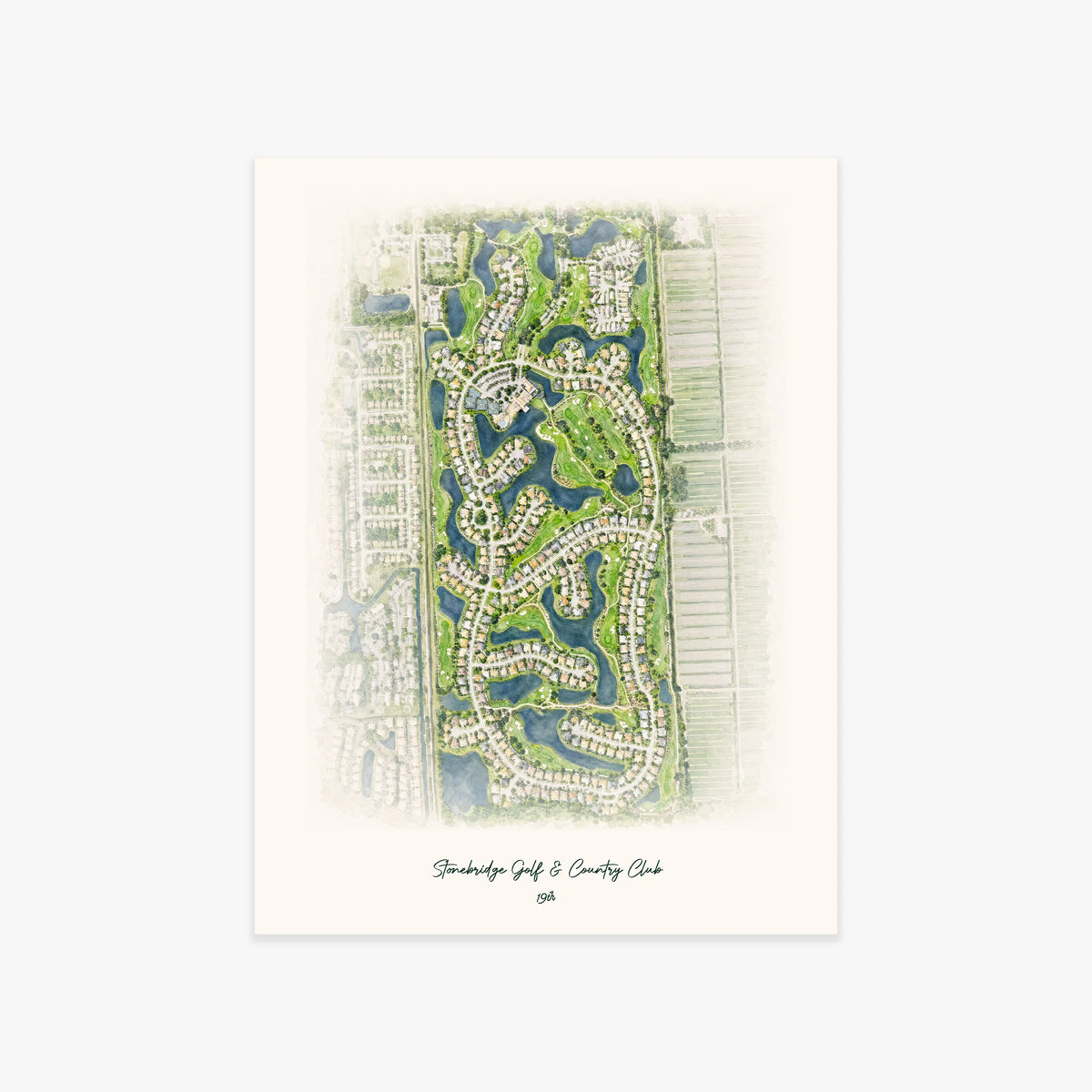 Stonebridge Golf & Country Club printed artwork