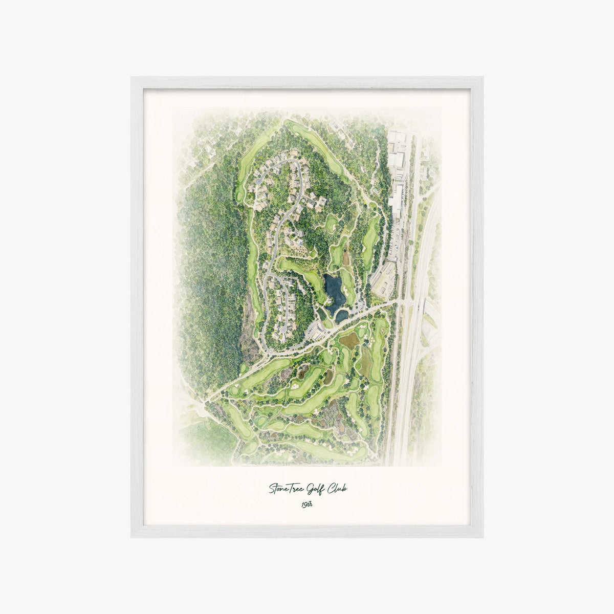 StoneTree Golf Club white frame