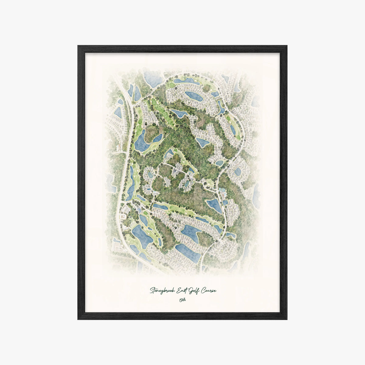 Stoneybrook East Golf Course black frame