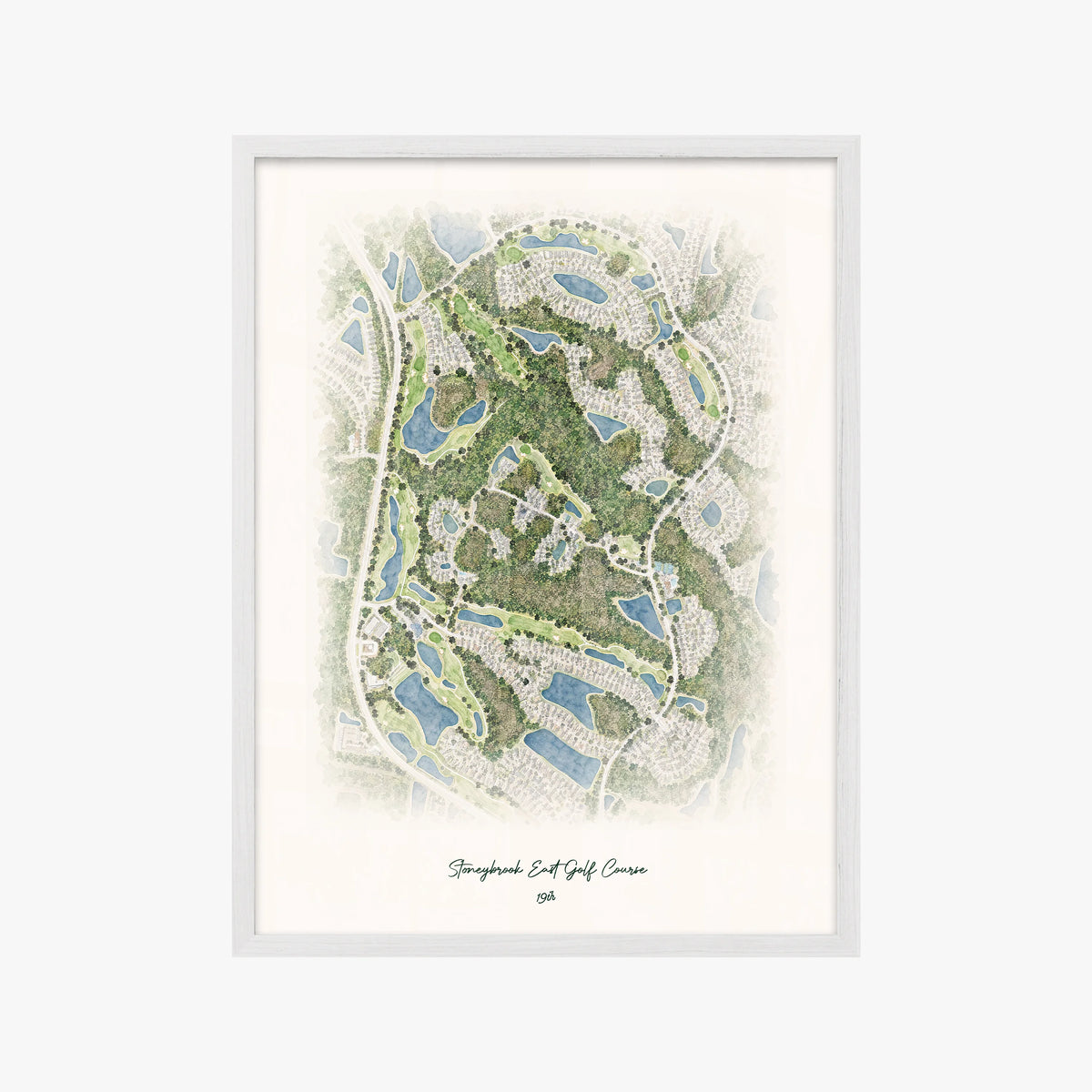 Stoneybrook East Golf Course white frame