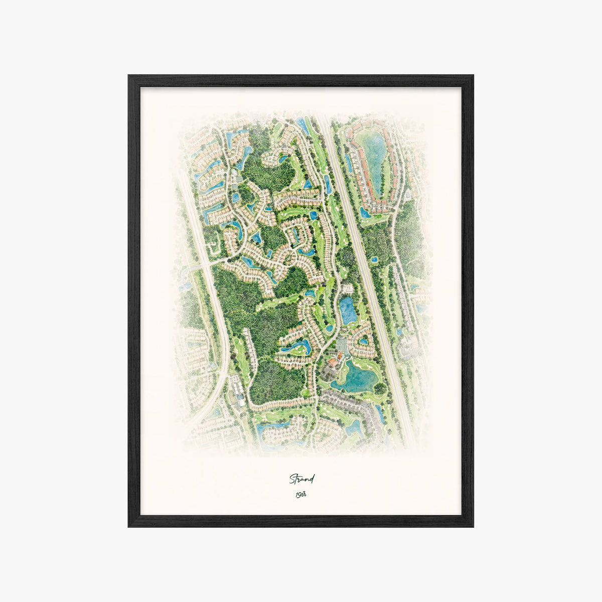 Strand black frame