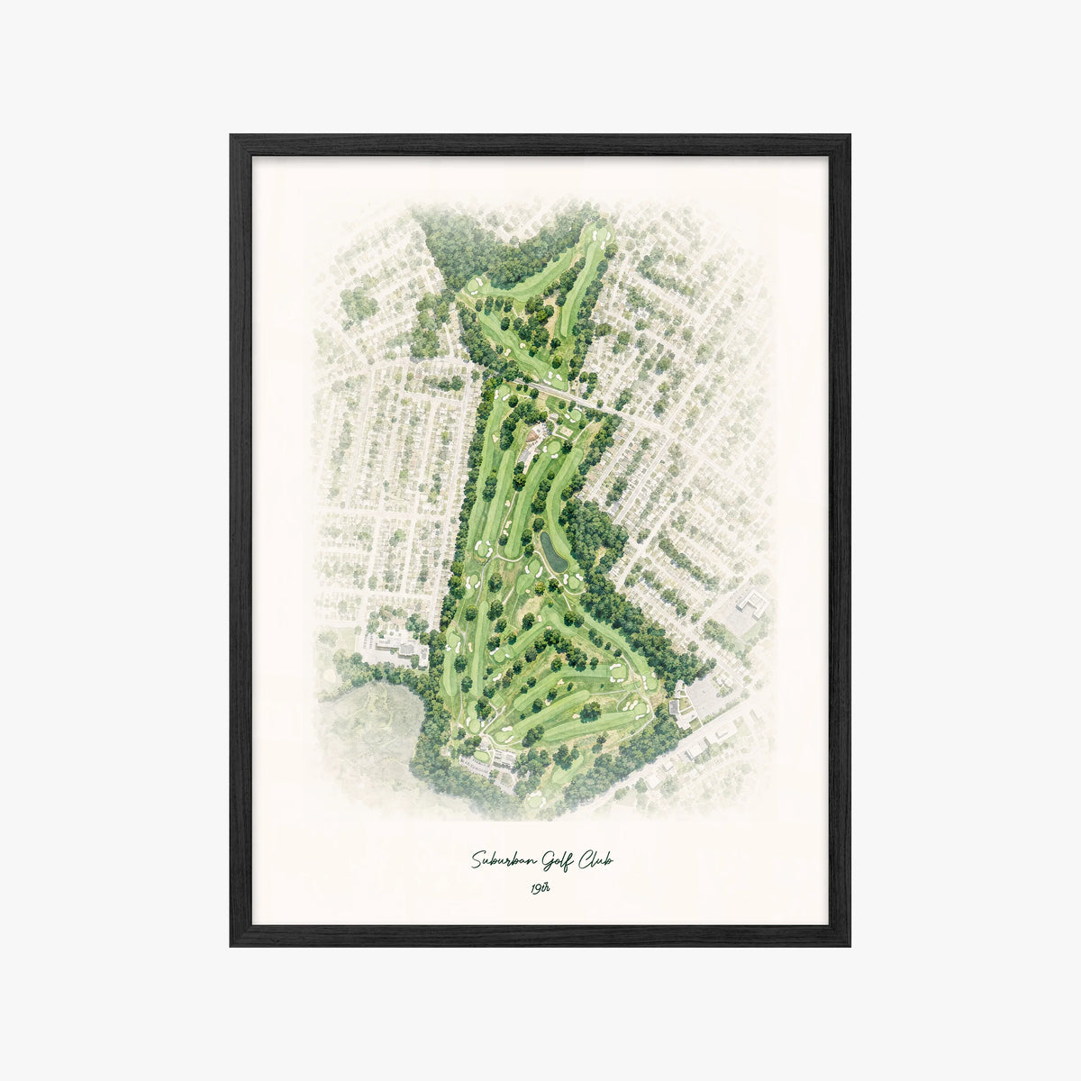 Suburban Golf Club black frame