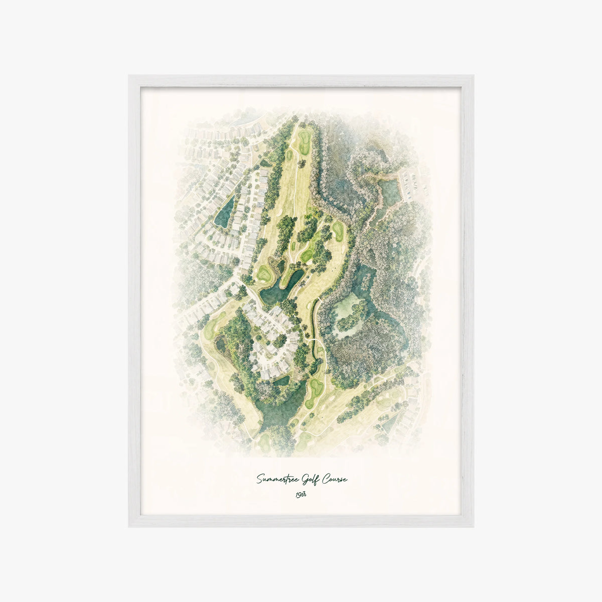 Summertree Golf Course white frame