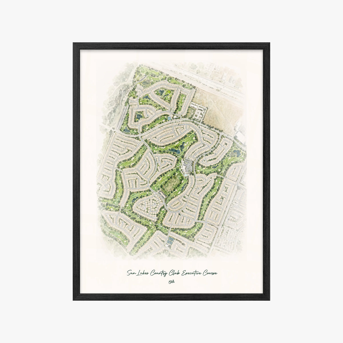 Sun Lakes Country Club Executive Course black frame