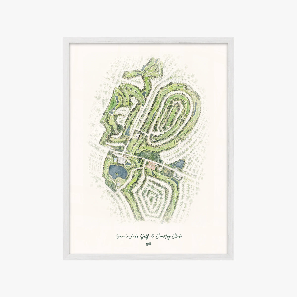 Sun 'n Lake Golf & Country Club white frame