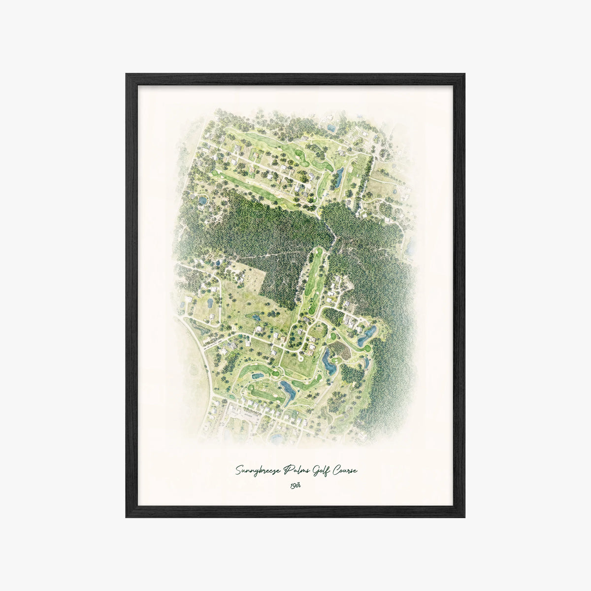 Sunnybreeze Palms Golf Course black frame