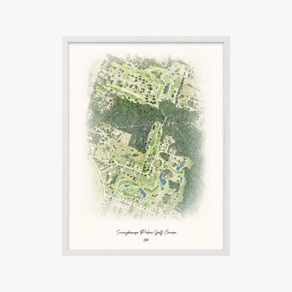Sunnybreeze Palms Golf Course white frame