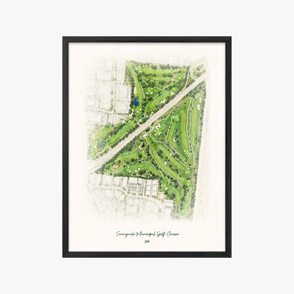 Sunnyvale Municipal Golf Course black frame