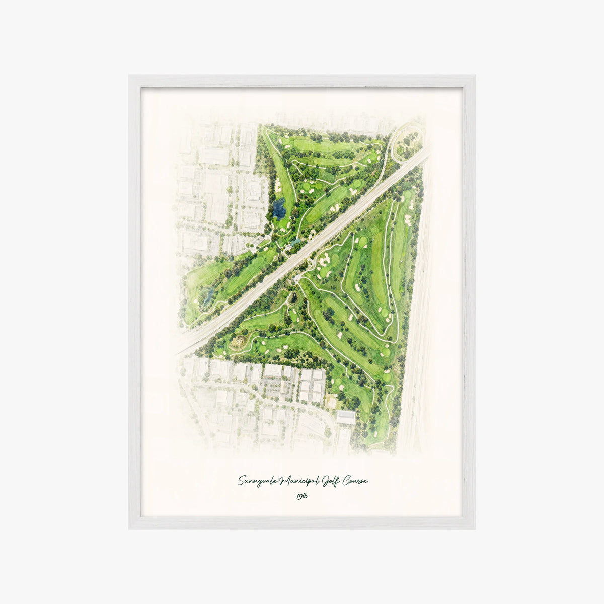 Sunnyvale Municipal Golf Course white frame