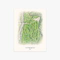 Sunol Valley Golf Course printed artwork