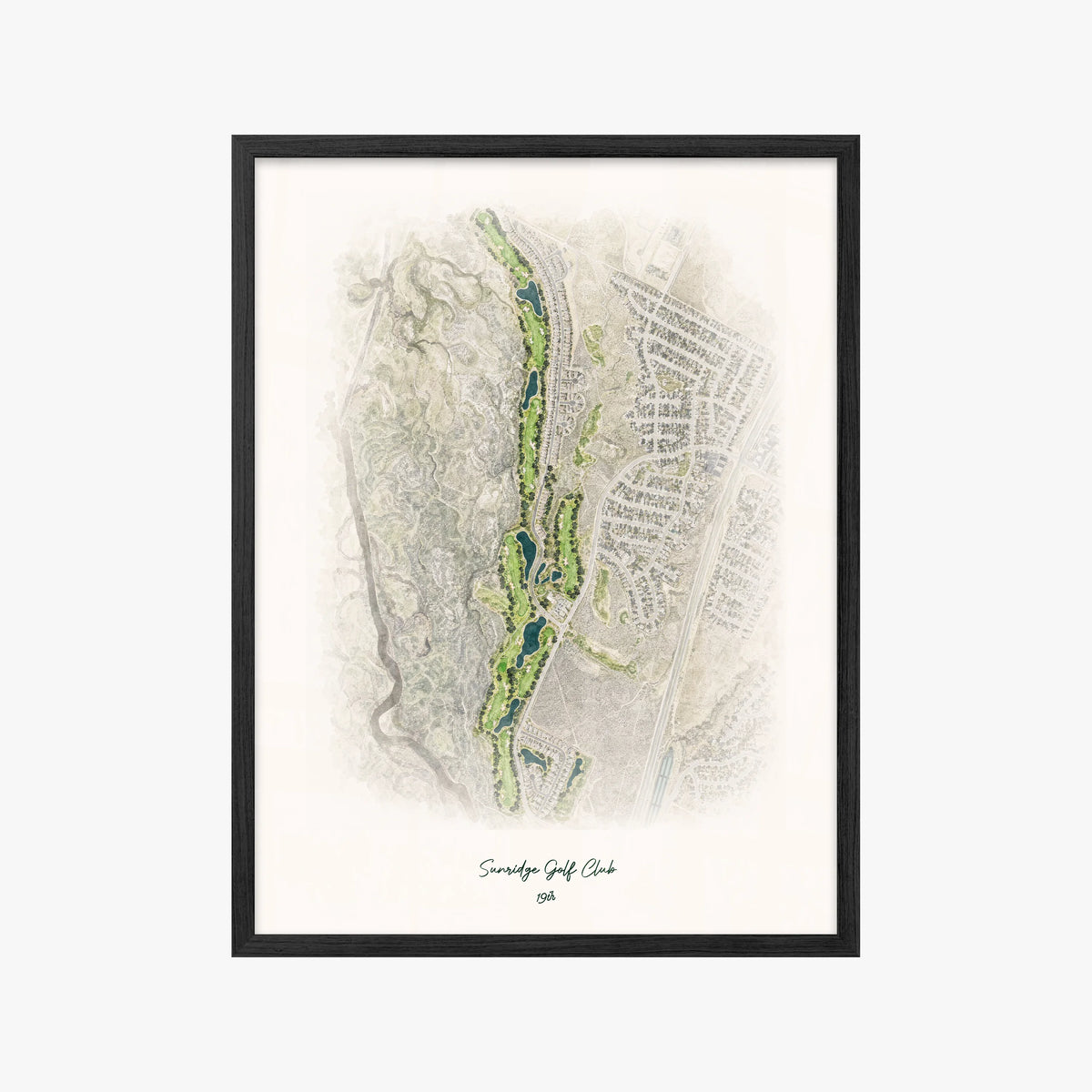 Sunridge Golf Club black frame