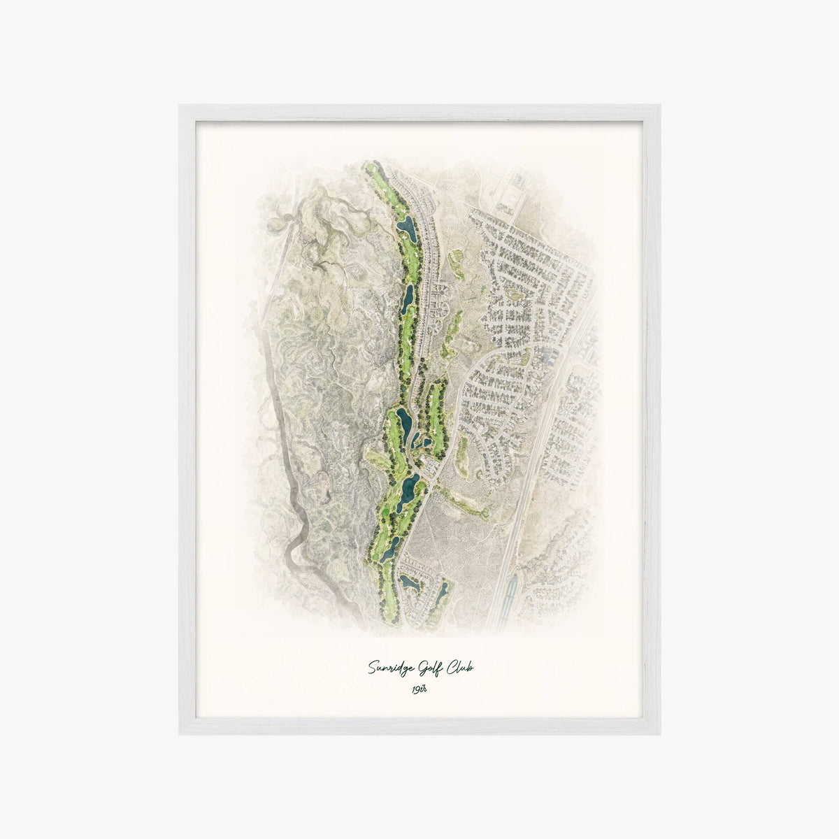 Sunridge Golf Club white frame