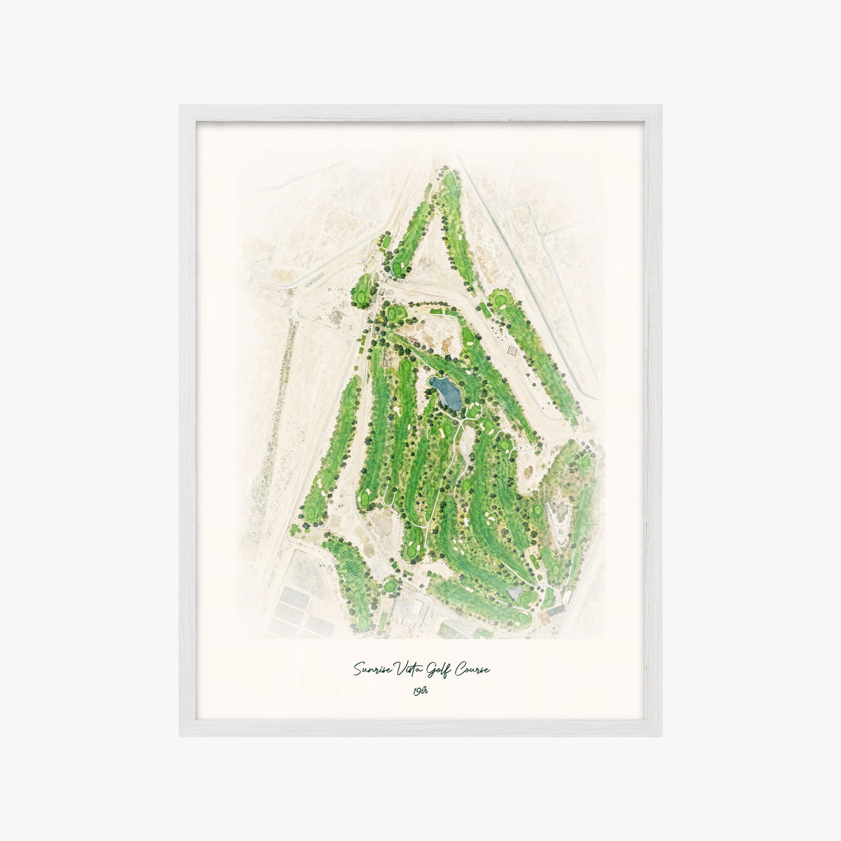 Sunrise Vista Golf Course white frame