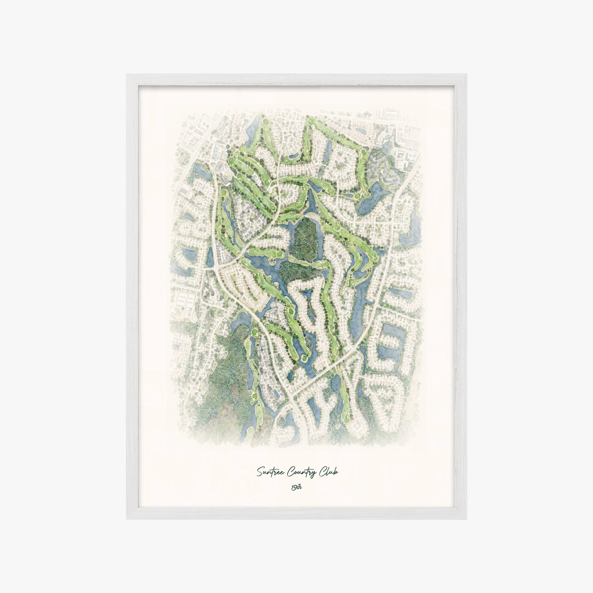 Suntree Country Club white frame