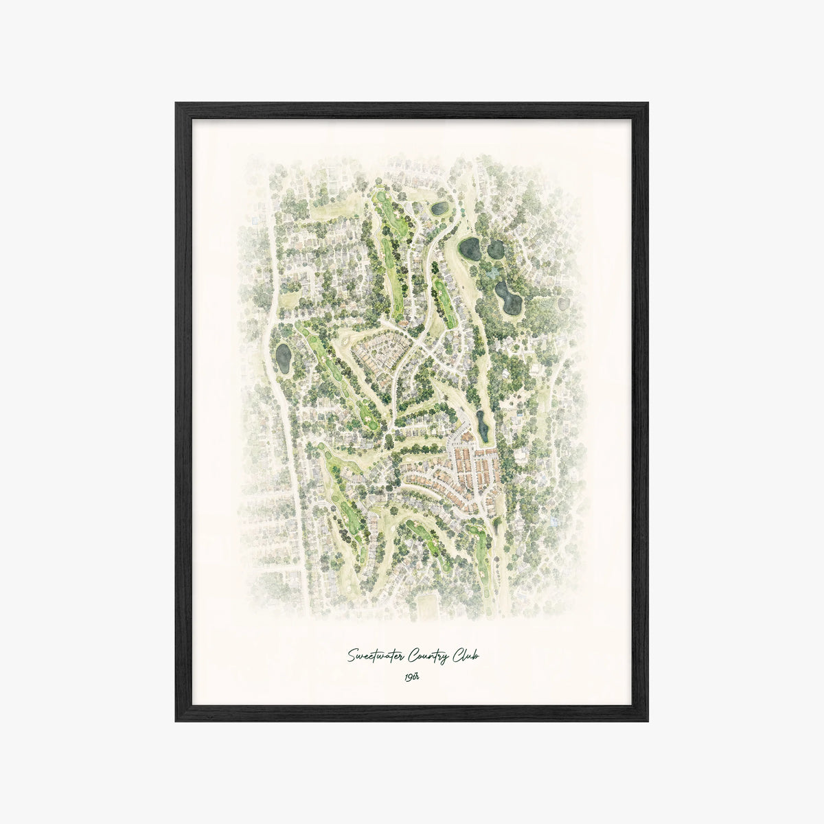 Sweetwater Country Club black frame