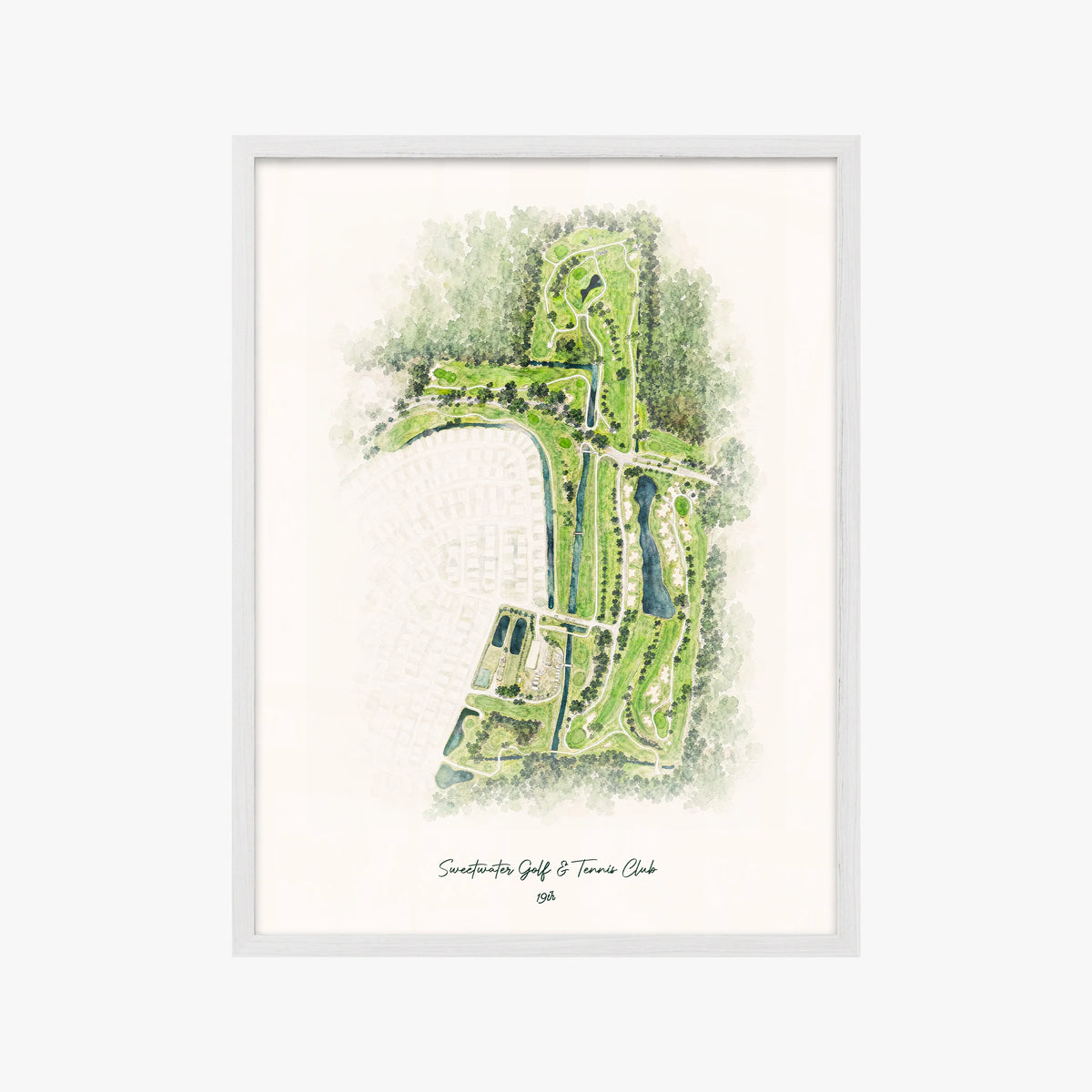 Sweetwater Golf & Tennis Club white frame