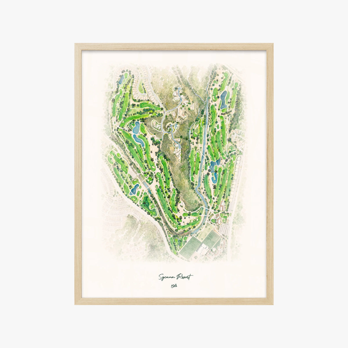 Sycuan Resort wood frame