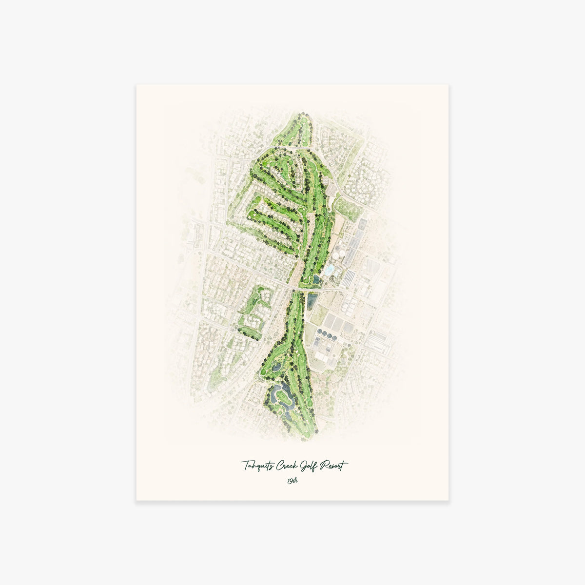 Tahquitz Creek Golf Resort printed artwork