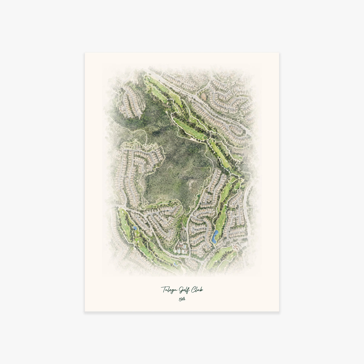 Talega Golf Club printed artwork