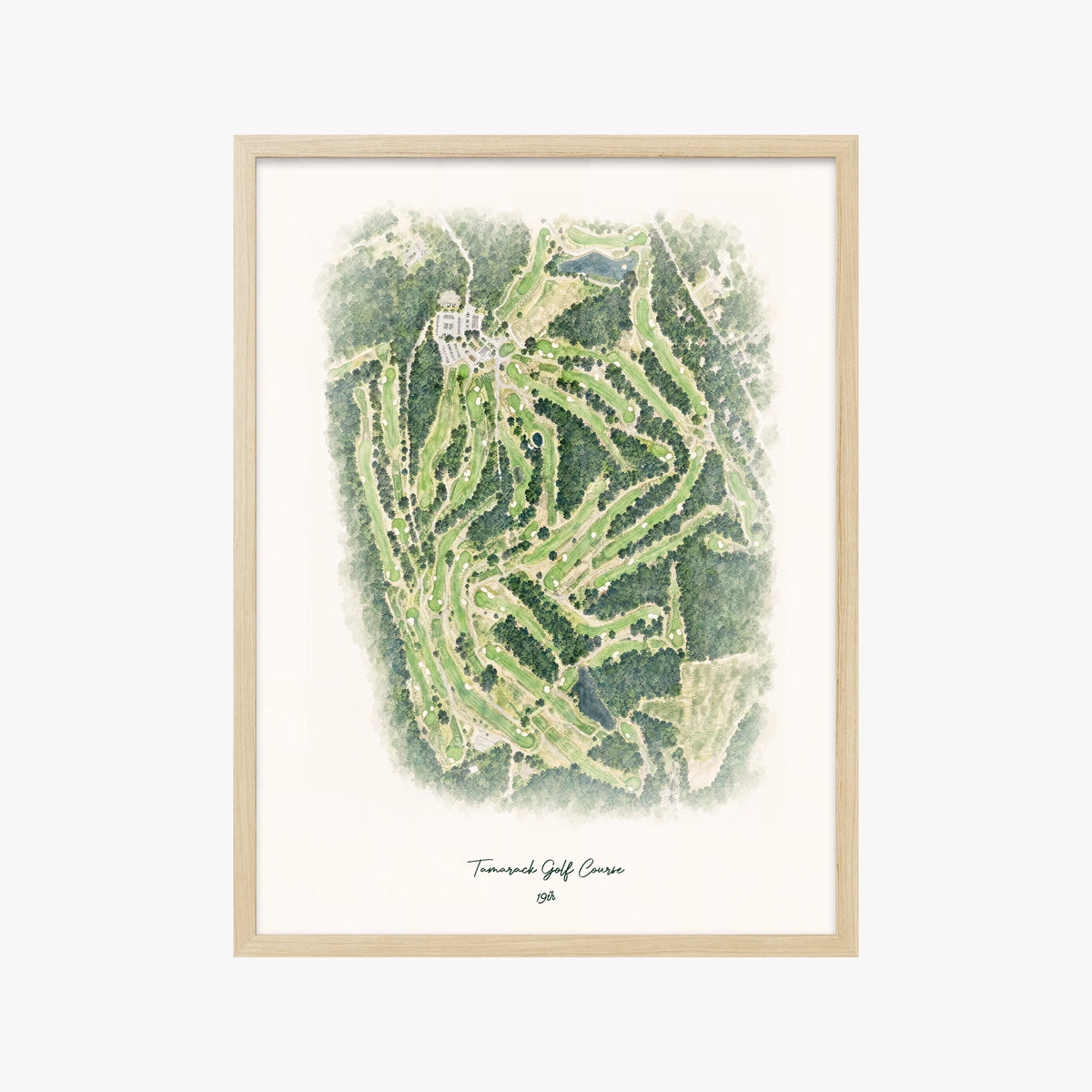 Tamarack Golf Course wood frame