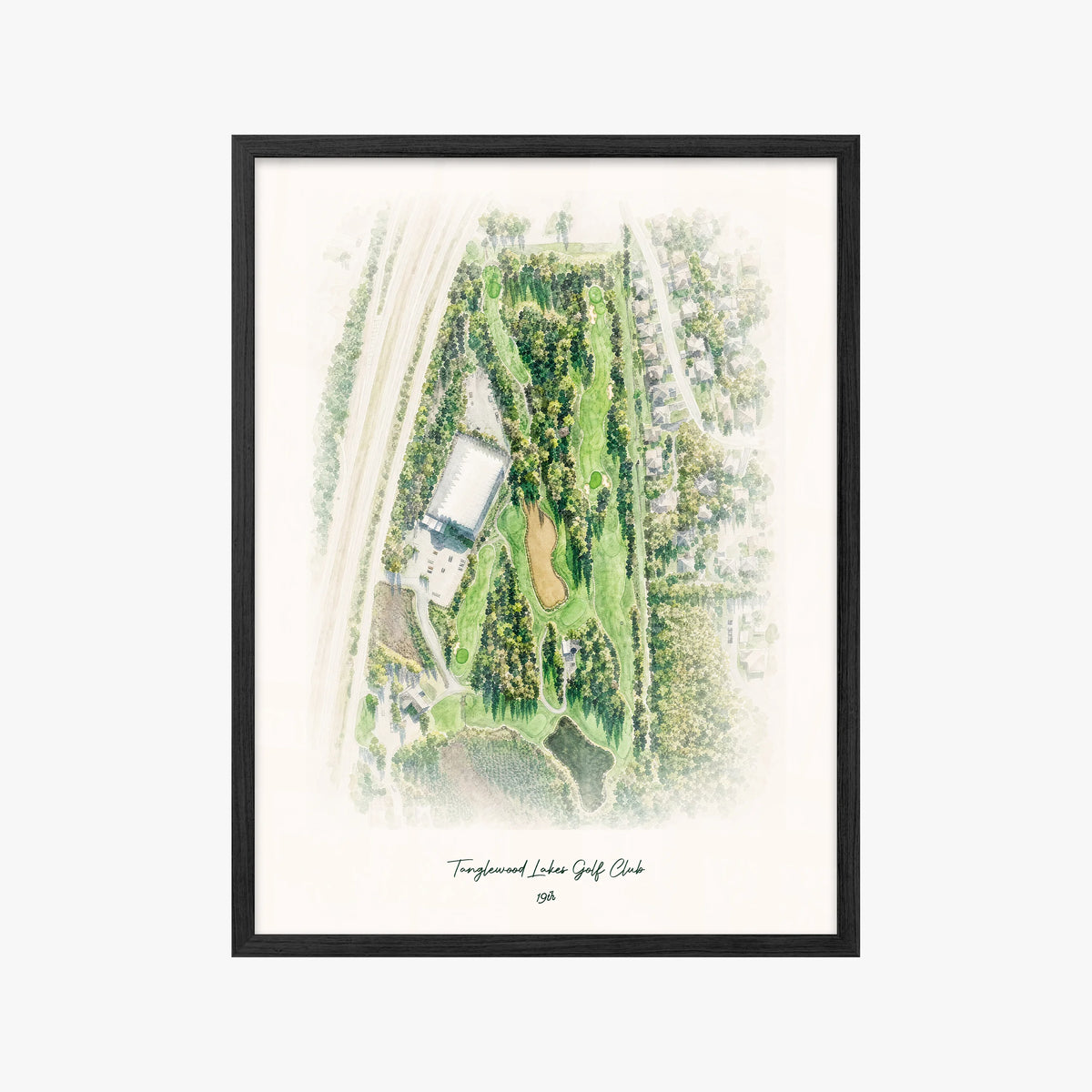 Tanglewood Lakes Golf Club black frame