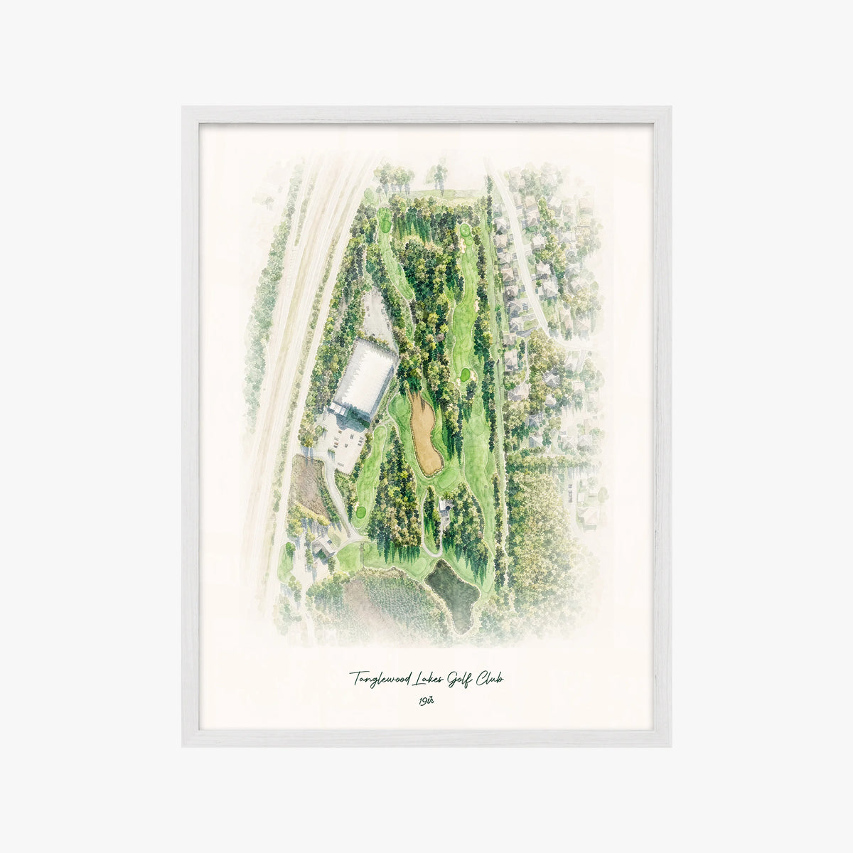 Tanglewood Lakes Golf Club white frame