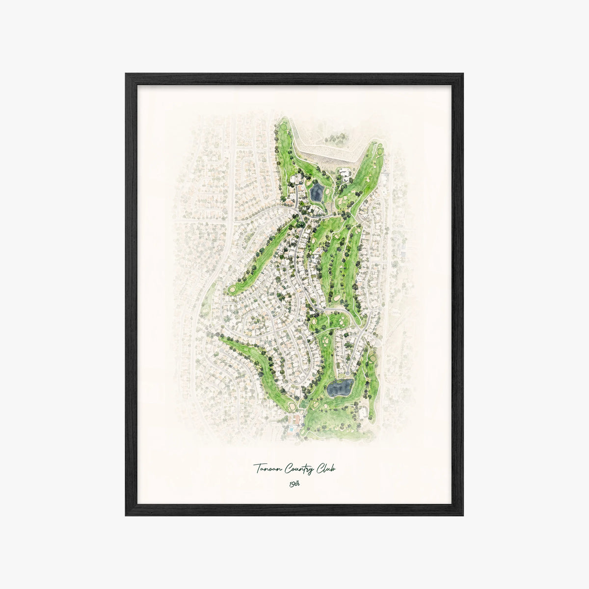 Tanoan Country Club black frame