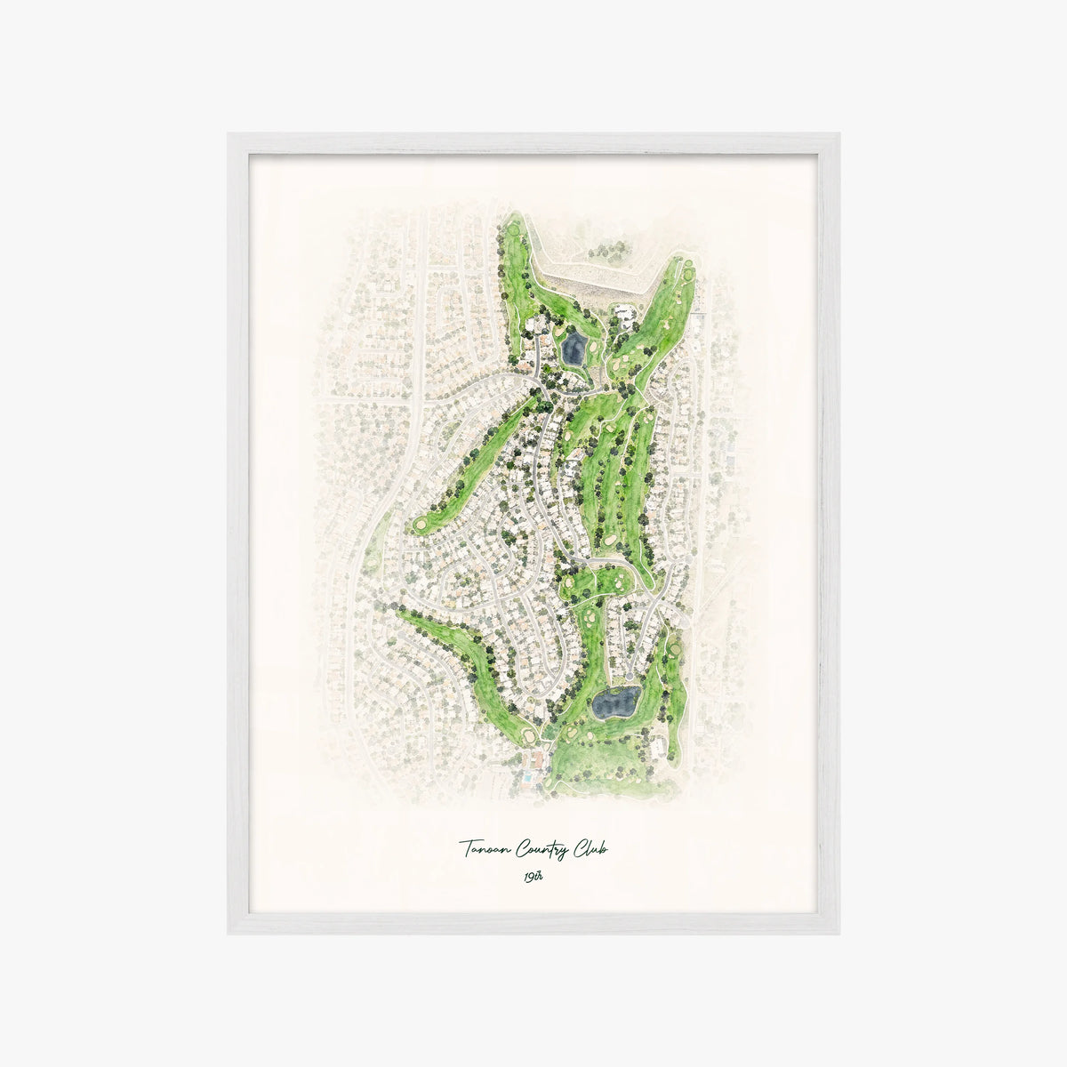 Tanoan Country Club white frame