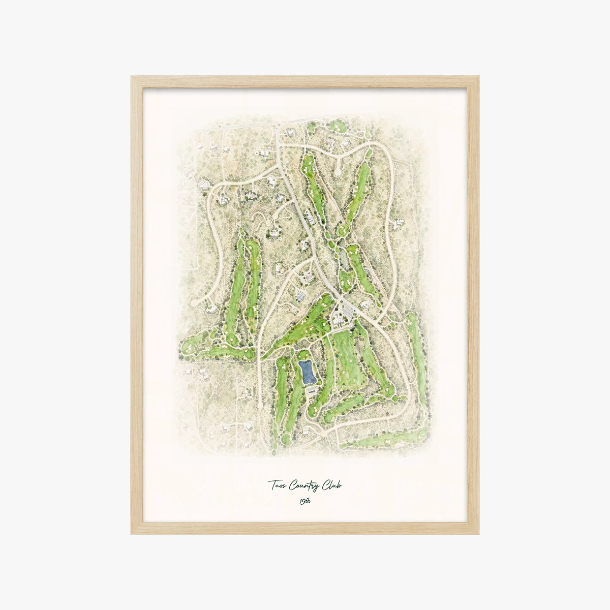Taos Country Club wood frame