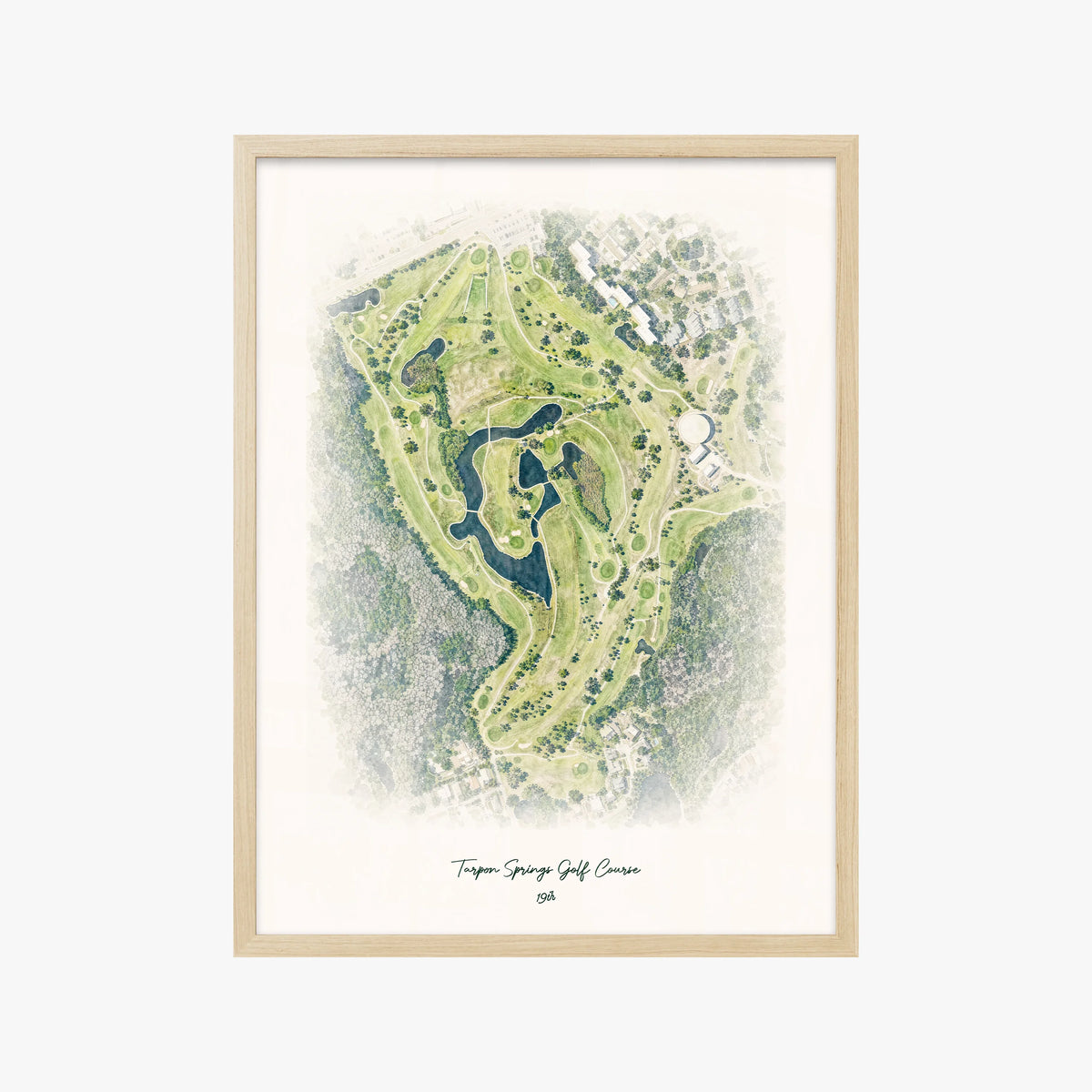 Tarpon Springs Golf Course wood frame