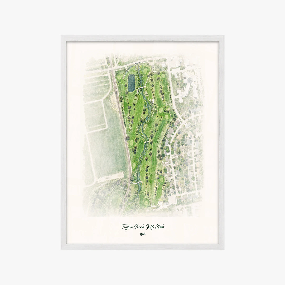 Taylor Creek Golf Club white frame