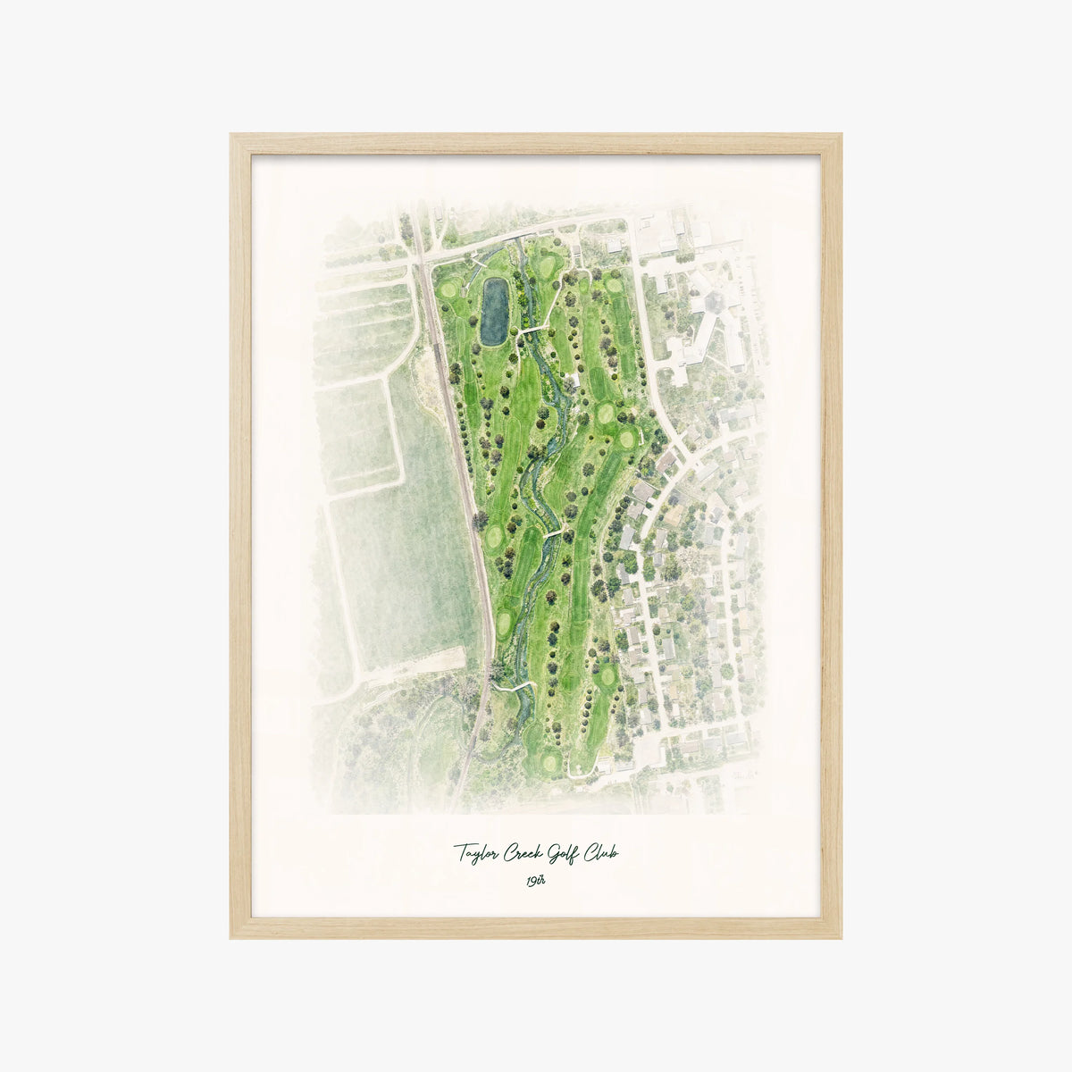 Taylor Creek Golf Club wood frame