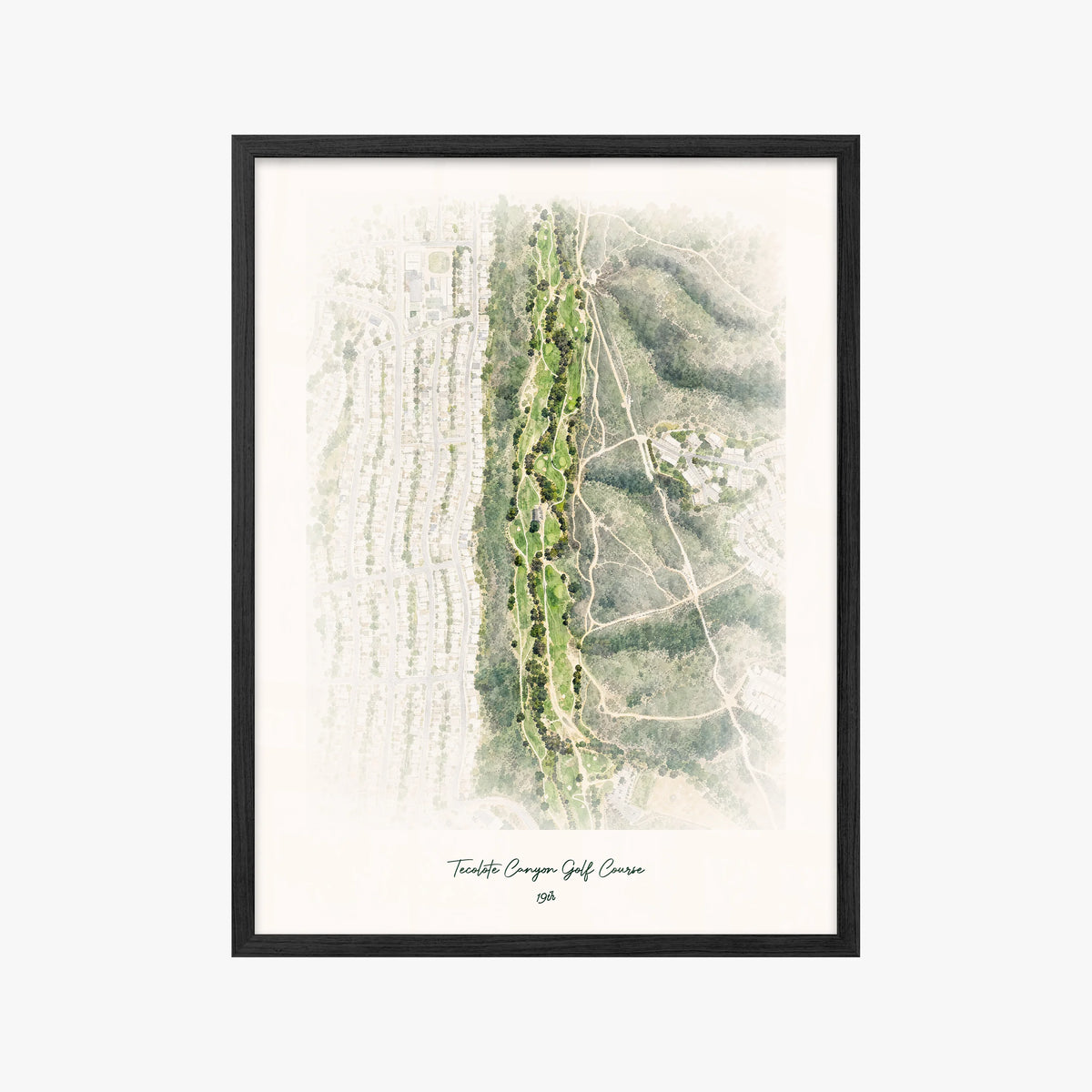 Tecolote Canyon Golf Course black frame