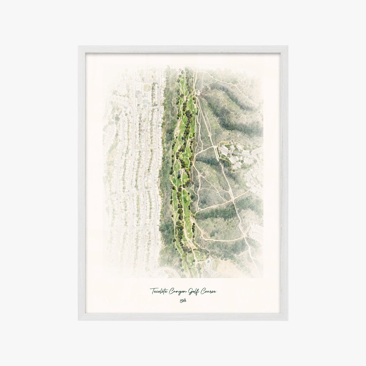 Tecolote Canyon Golf Course white frame