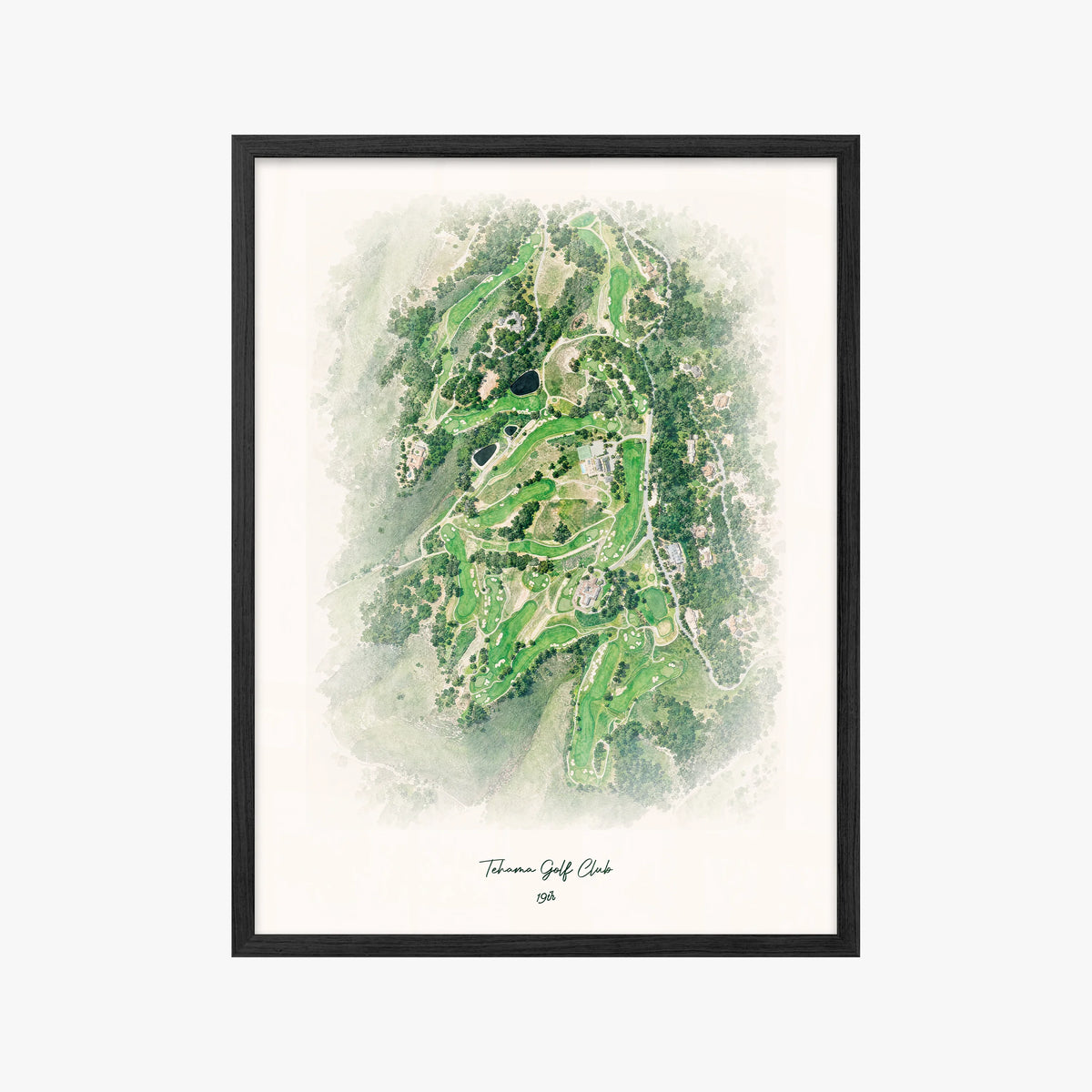 Tehama Golf Club black frame
