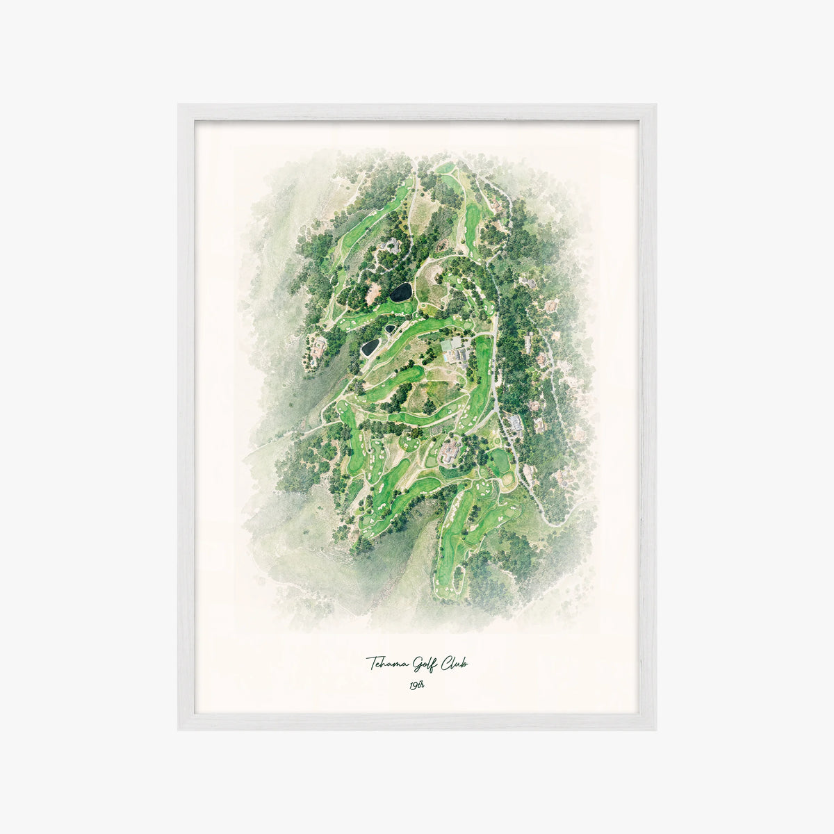 Tehama Golf Club white frame