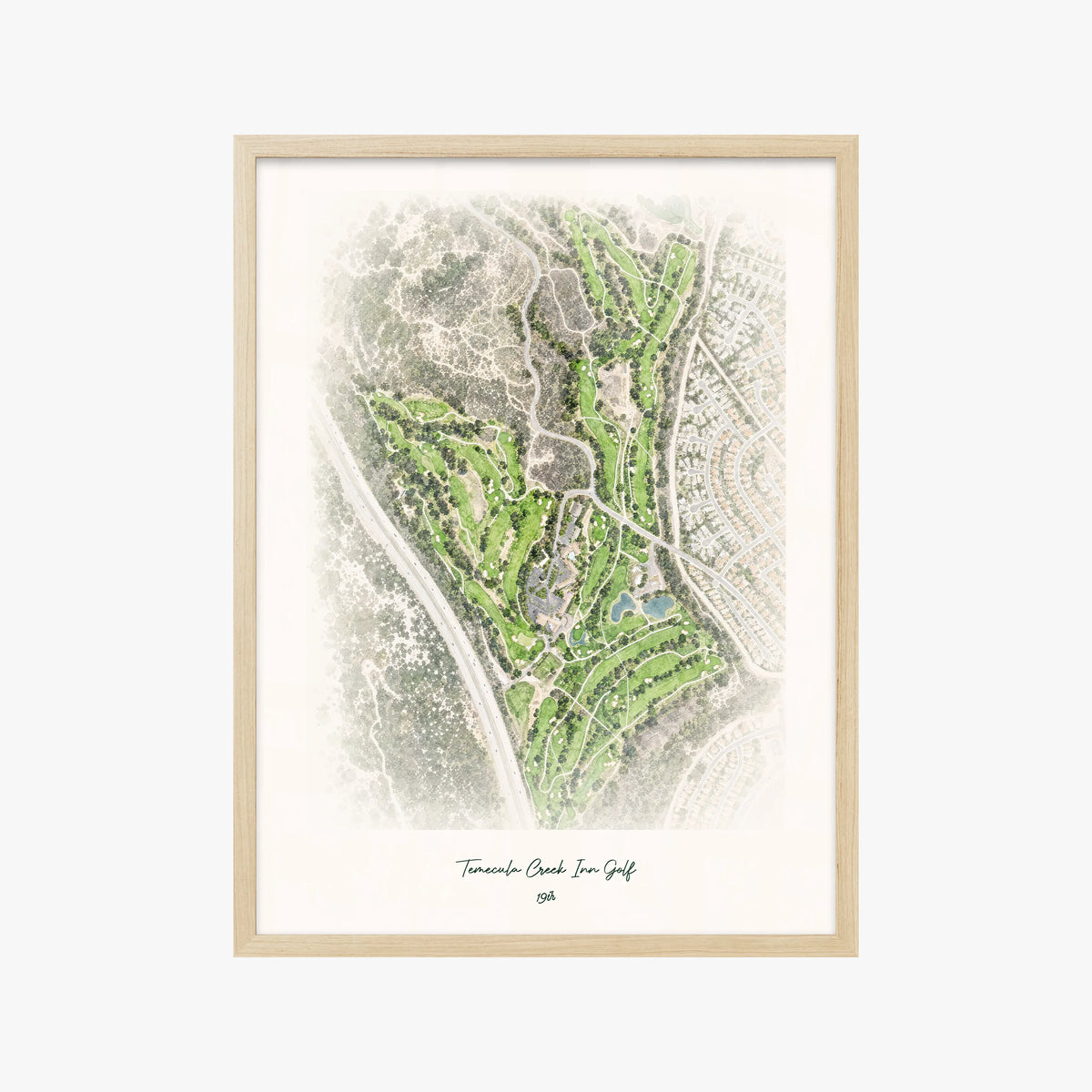 Temecula Creek Inn Golf wood frame
