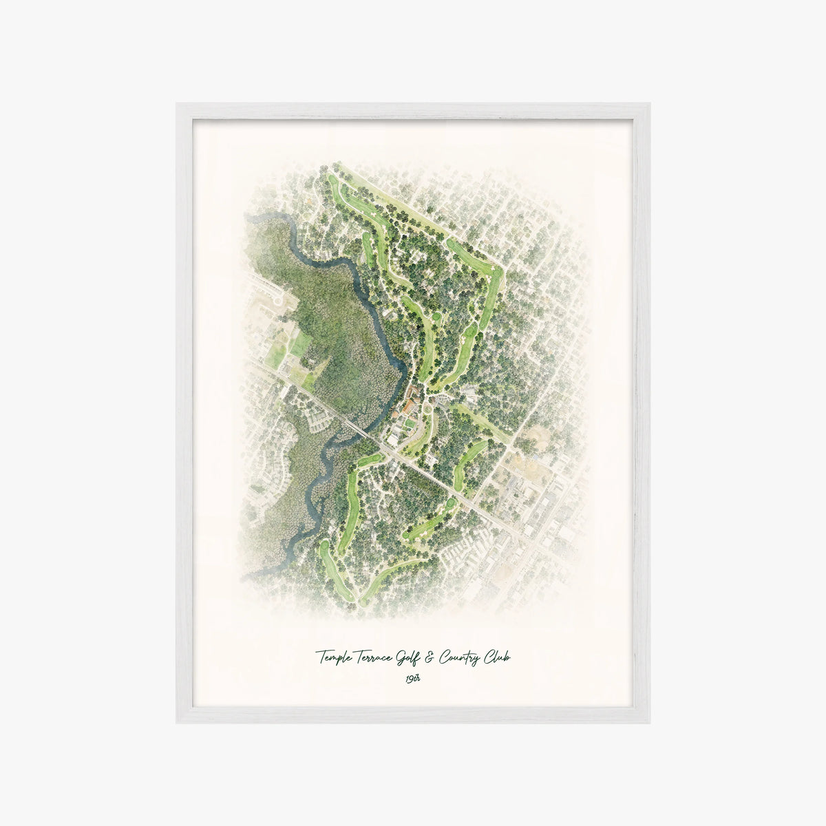Temple Terrace Golf & Country Club white frame