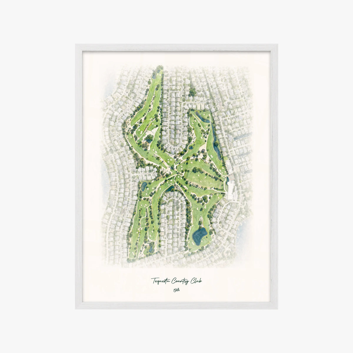 Tequesta Country Club white frame