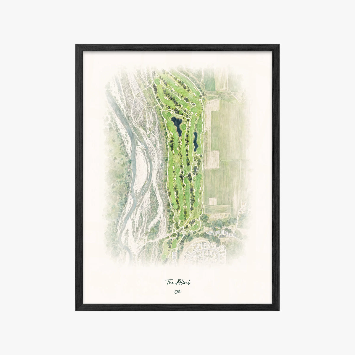 The Alisal black frame