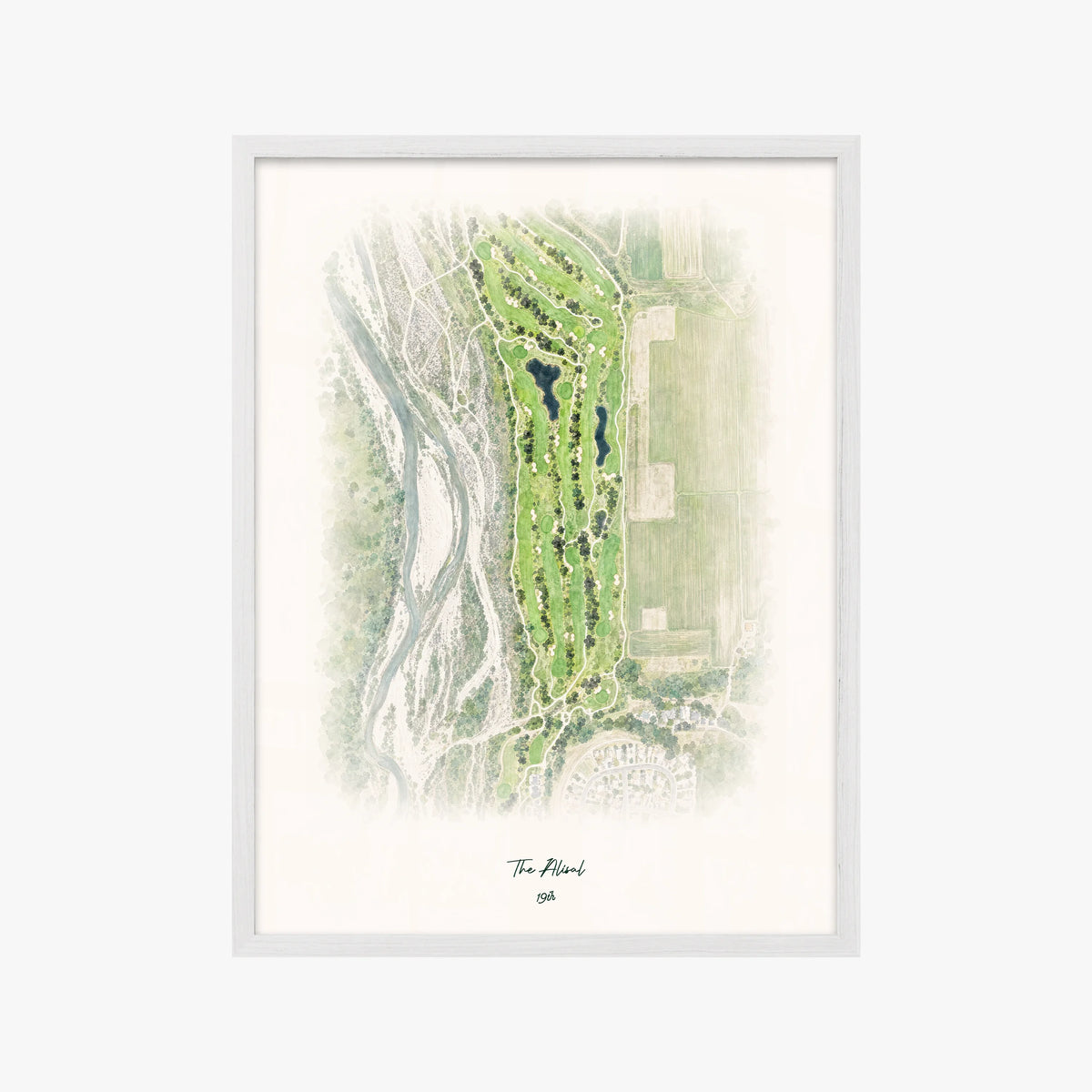 The Alisal white frame