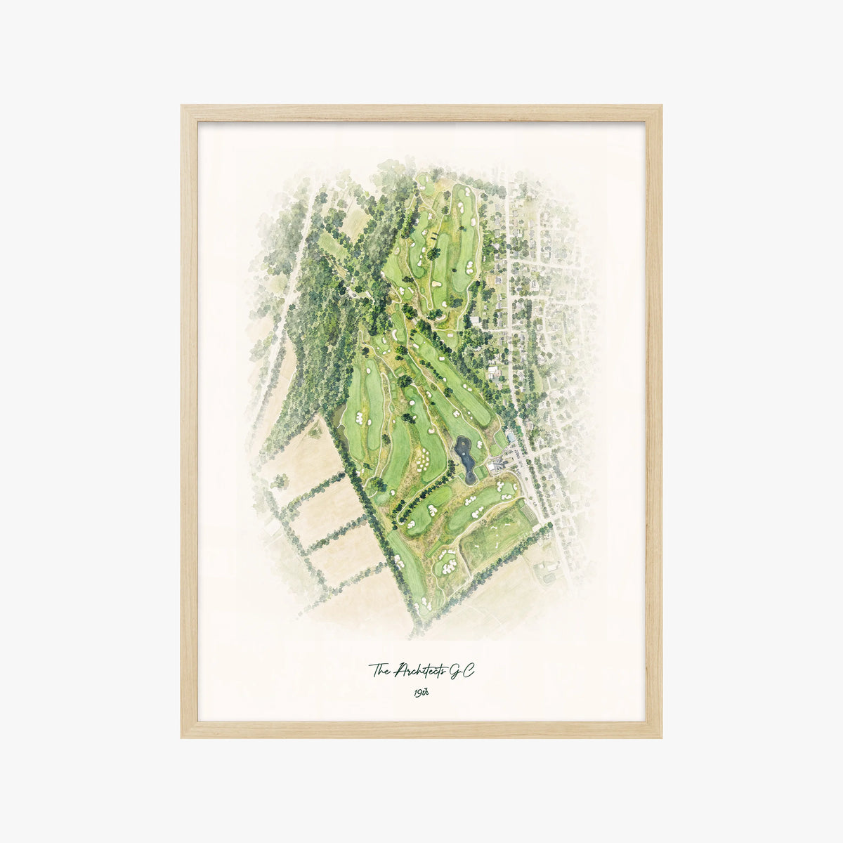 The Architects G.C wood frame