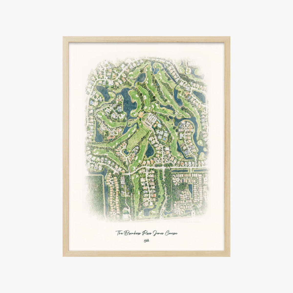 The Breakers Rees Jones Course wood frame
