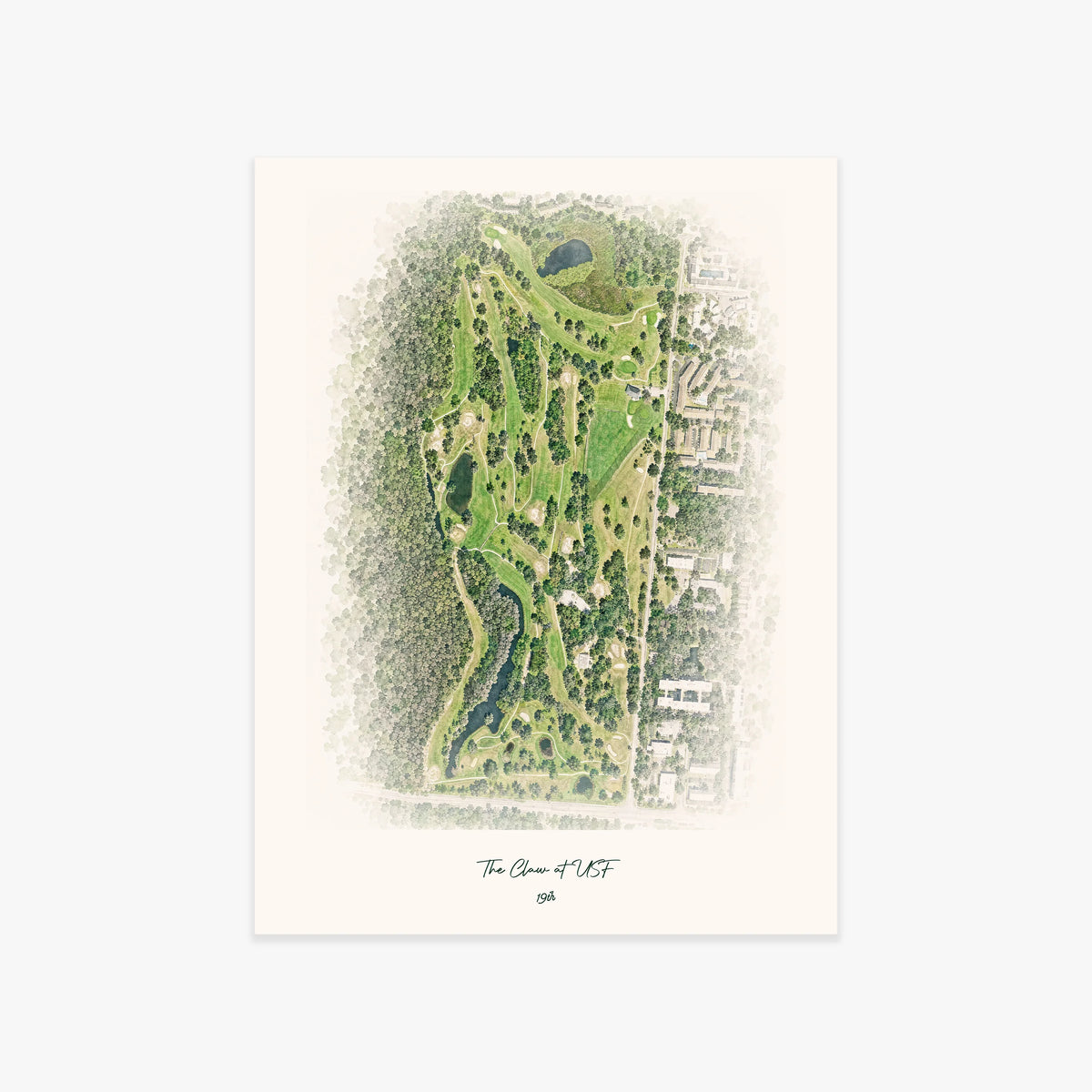 The Claw at USF printed artwork