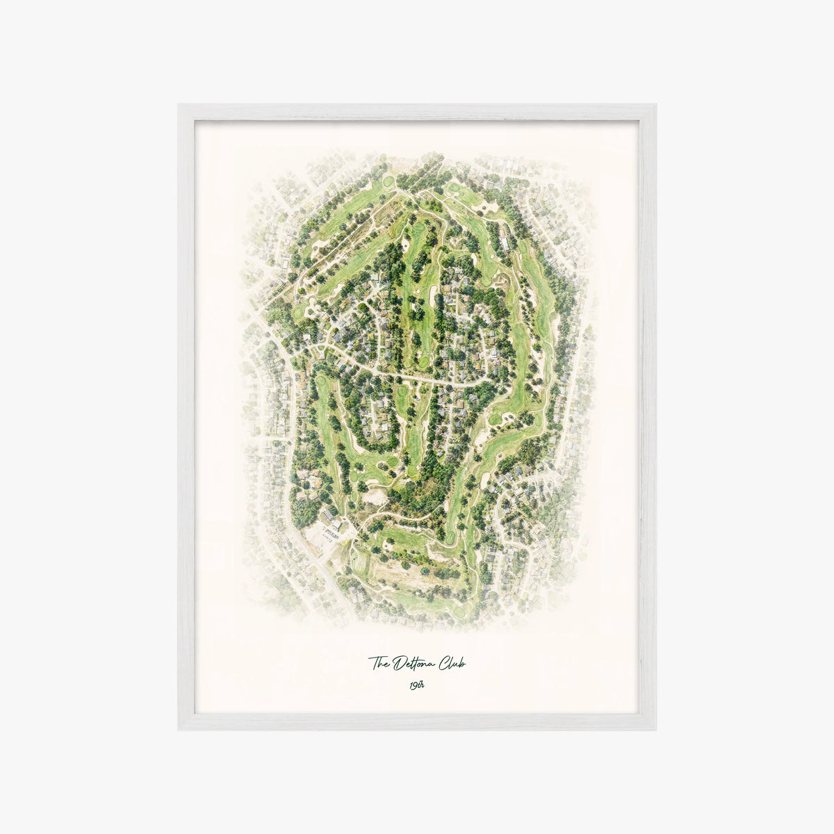 The Deltona Club white frame